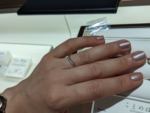 細めのウェーブです。