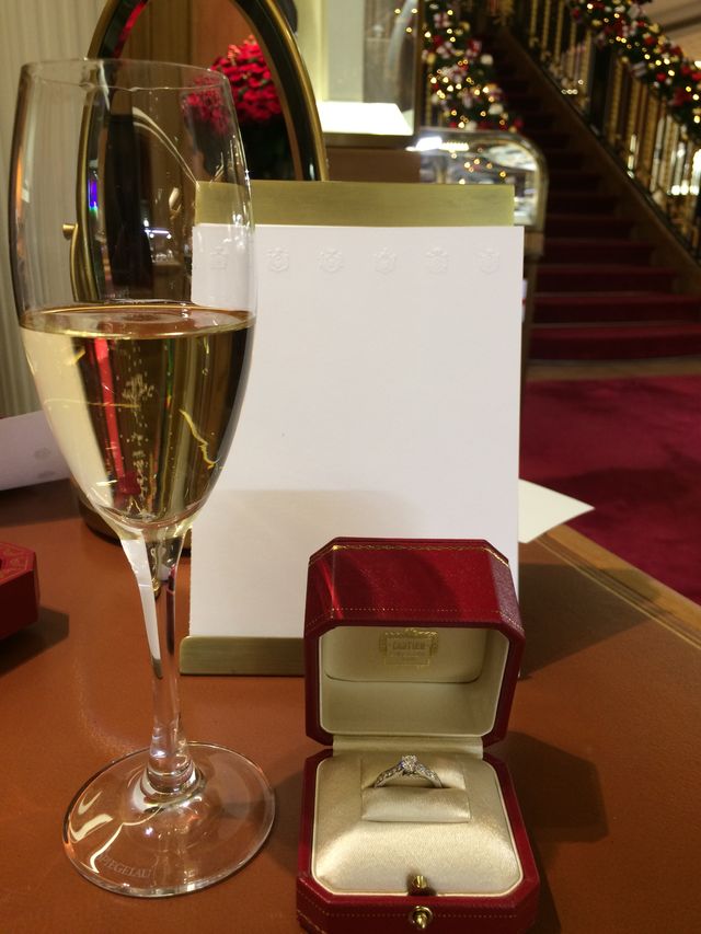 シャンパンを頂きました