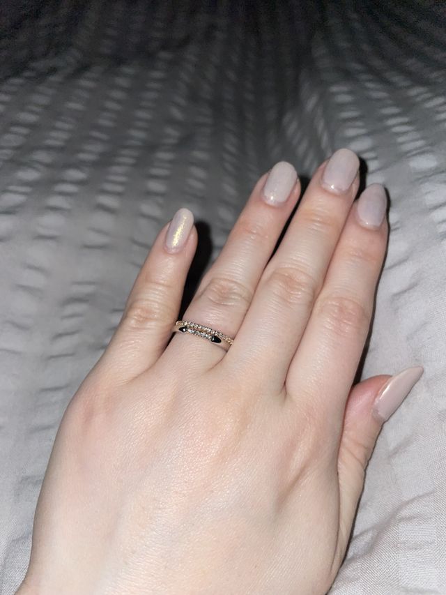 結婚指輪と婚約指輪です！