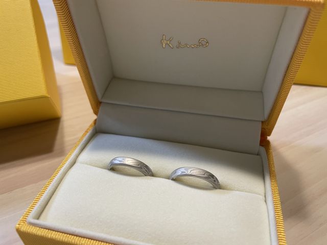 完成品
木目金の4ミリ幅