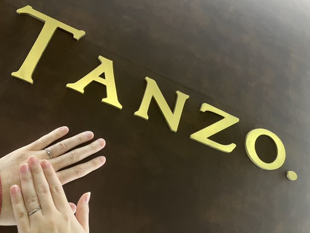 指輪の受け取り時に撮らせてもらいました。