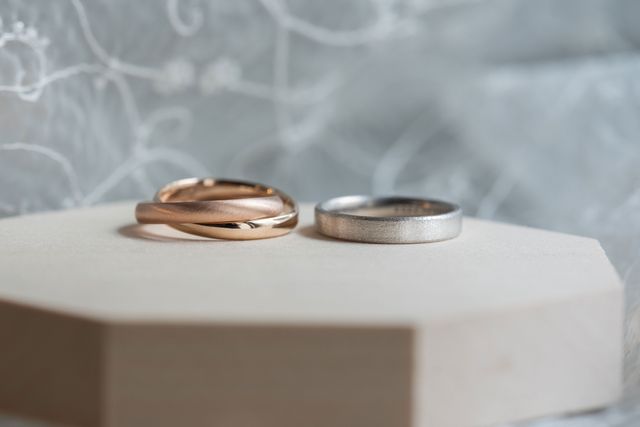 お互いこだわりのリング！