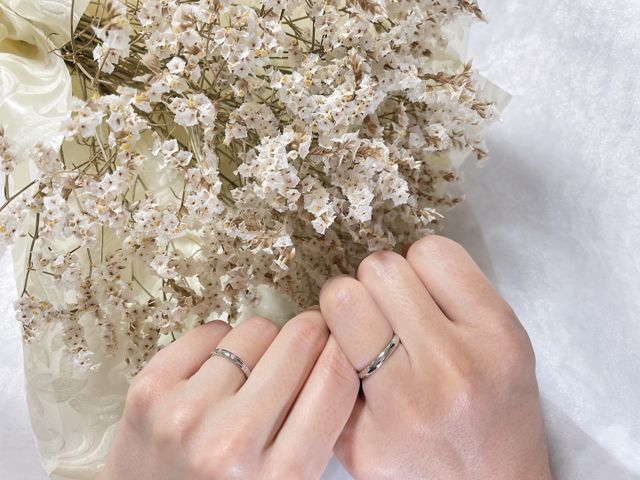 ウェディング用に自分たちで構成を考えて撮影しました♡