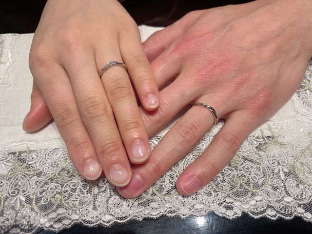 ペア結婚指輪(シンデレラモチーフ)