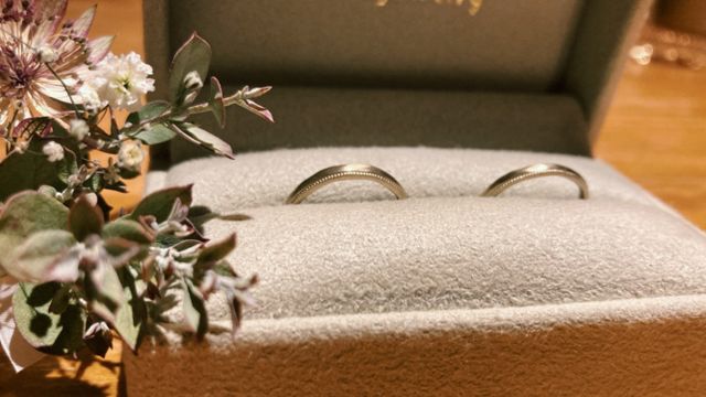 世界に一つの特別な指輪。宝物ができました。