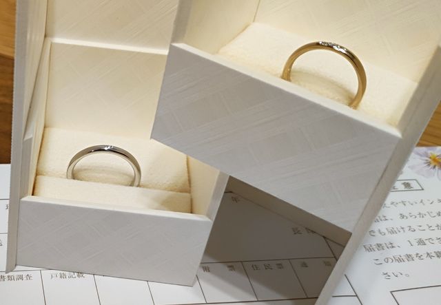 二人で考えて納得のいくデザインになりました。