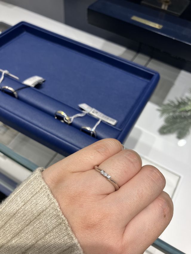 ダイヤが美しいです✨