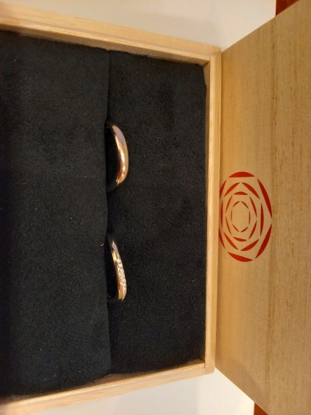 二人の指輪です。