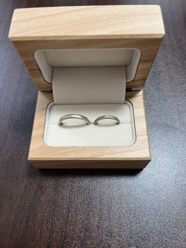結婚指輪です。