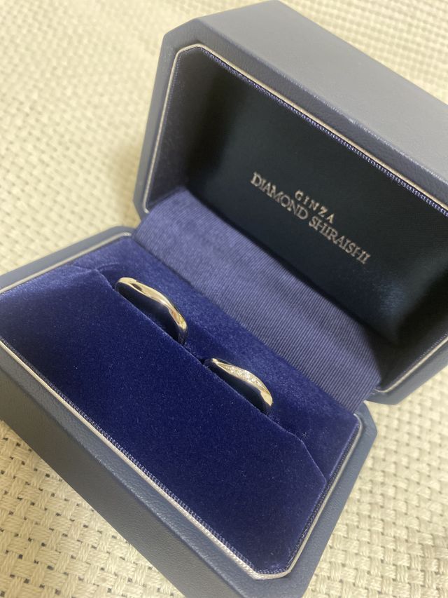 入籍はもう少し先なのでまだ箱の中に大切にしまっています