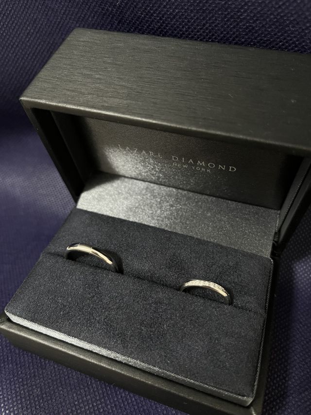 結婚指輪(対ではないデザインです)