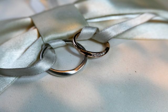 結婚式の時にカメラマンに撮ってもらいました