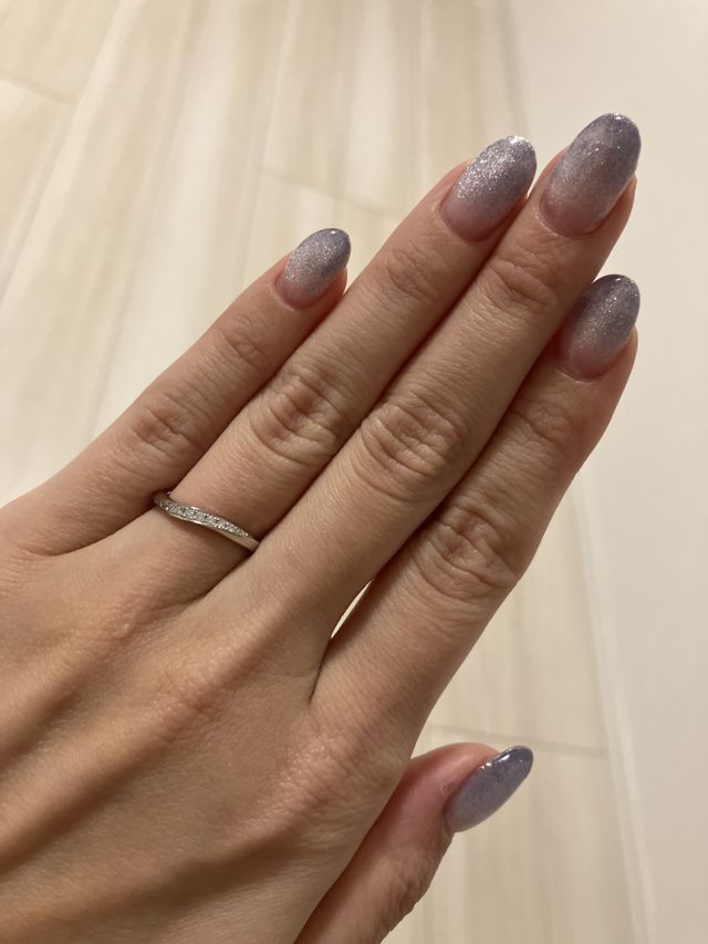 ダイヤがキラキラしてて一目惚れしました！