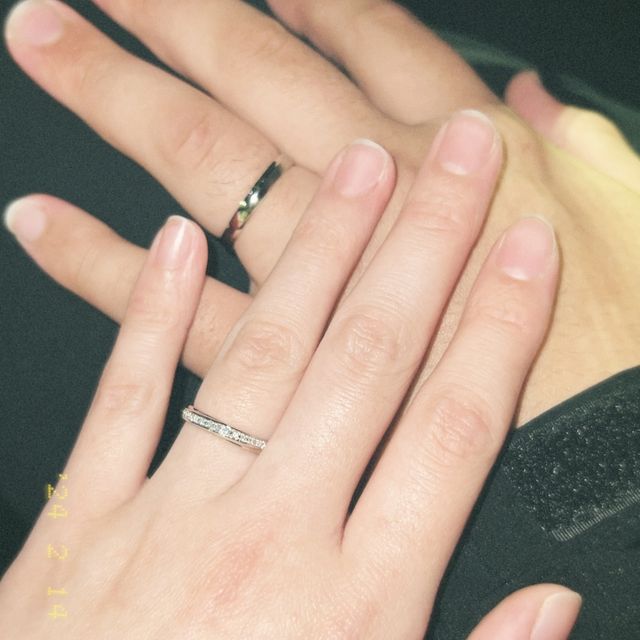 届いた日に嬉しくて、着けてお出かけしました笑