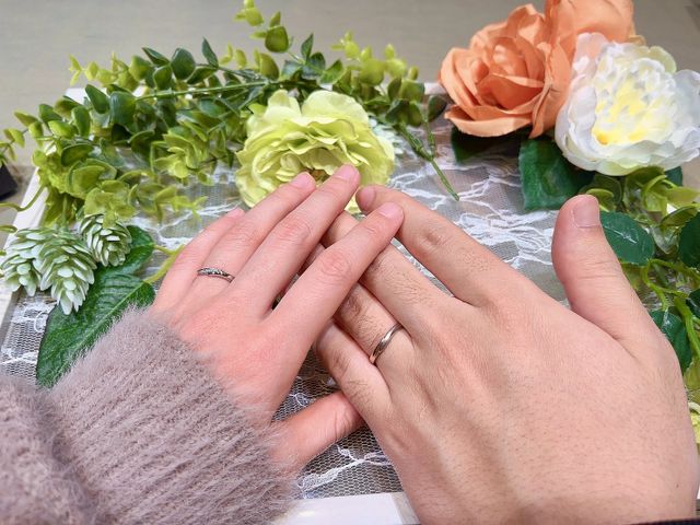 受取の際に写真を撮る時間を儲けて頂けました✨