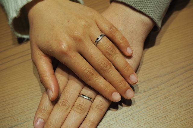 受け取りの際にお店の方が撮ってくださいました。