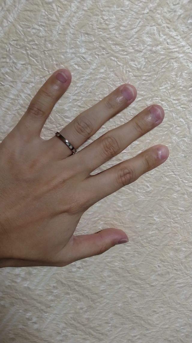 受け取り後に新居で撮影