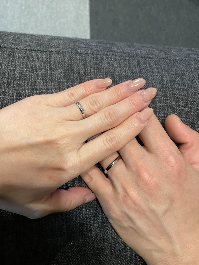 シンプルで素敵なリングです。