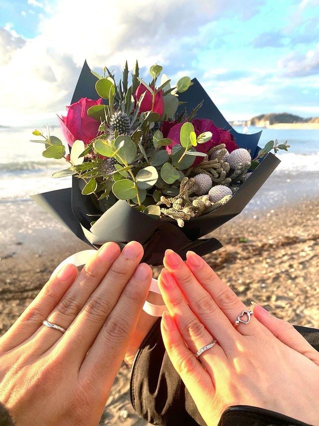 プロポーズ時の写真です