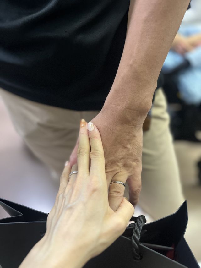 何気ない日常に戻ってもこの指輪で良かったねと会話してます