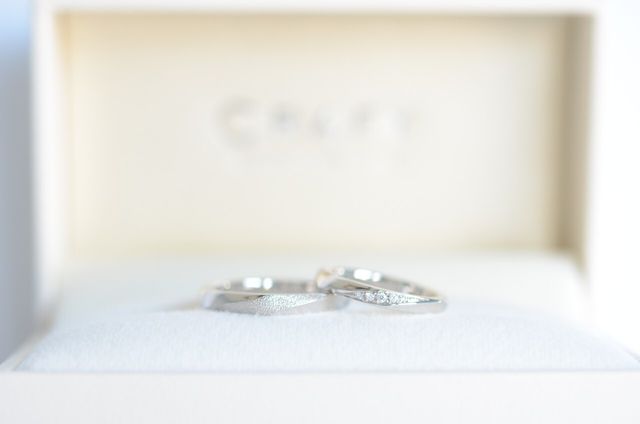 ワックスで制作した指輪の完成写真