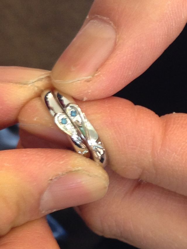 互いのを合わすとハートV