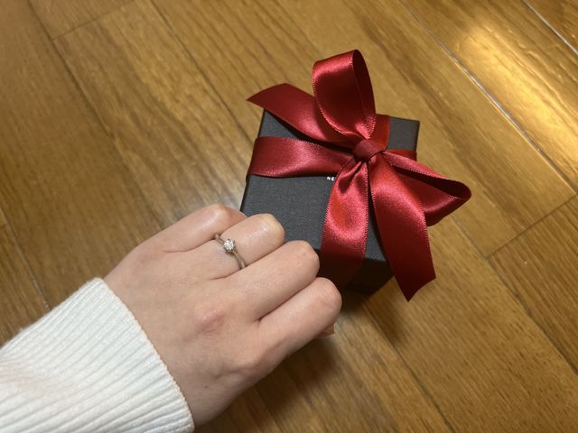 ダイヤモンドの輝きが本当に美しかったです。
