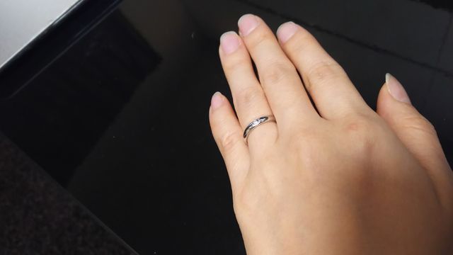 ハリーウィンストンのリングです！