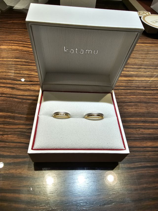 ツートンの指輪可愛い♪︎♪︎