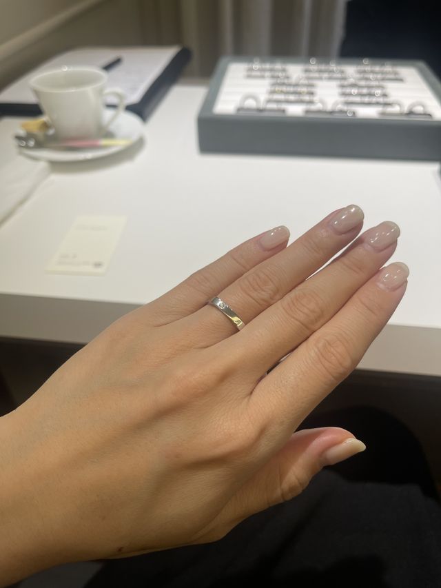 試着したときの写真です。