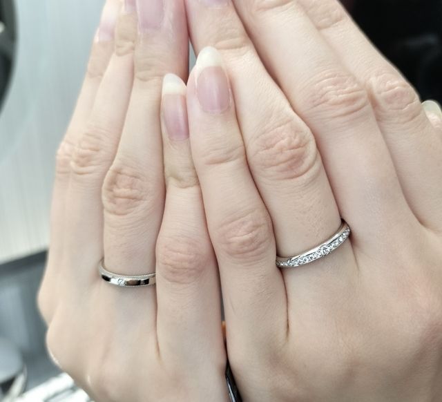 華やかな結婚指輪