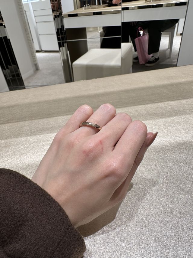 試着させてもらった時の写真♡