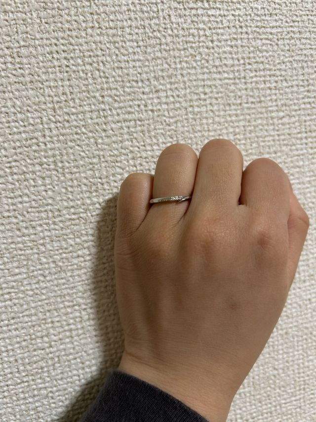 結婚指輪です