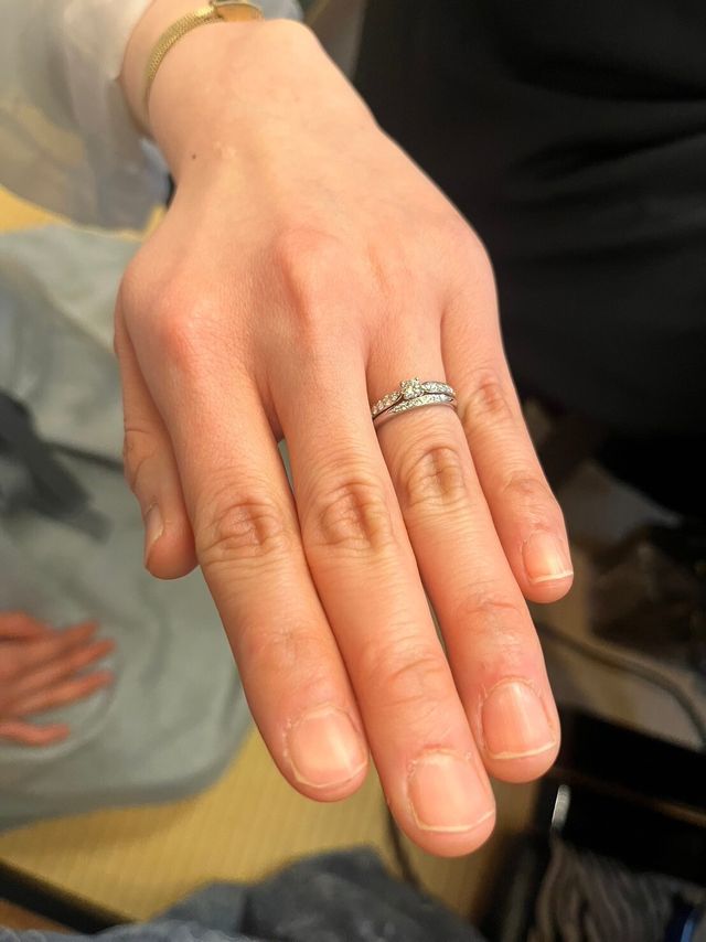 結婚指輪和を大切にtowa雪見
婚約指輪Tiffany
