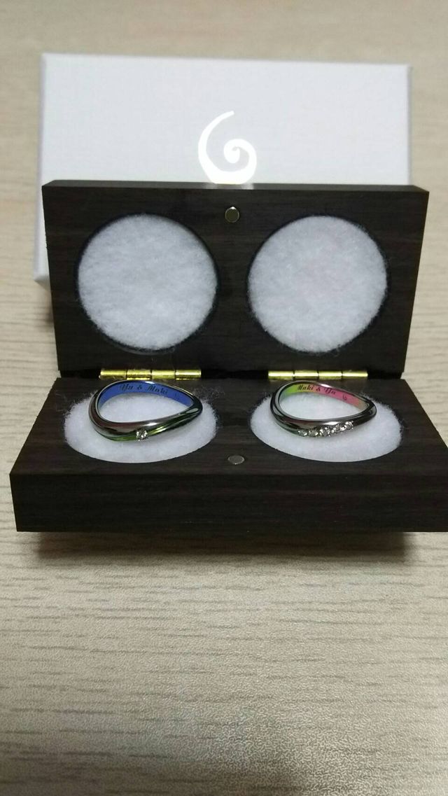 完成品です。イメージ通りに仕上げて頂きとても嬉しかったです。