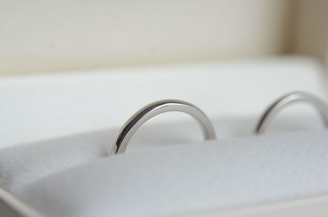 2人の結婚指輪です。