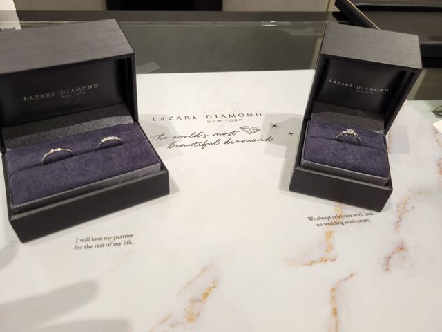 キラキラ光るダイヤモンドに心奪われました