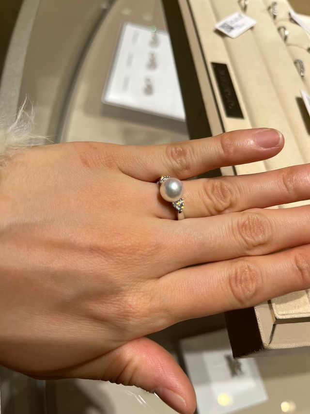 パールの婚約指輪