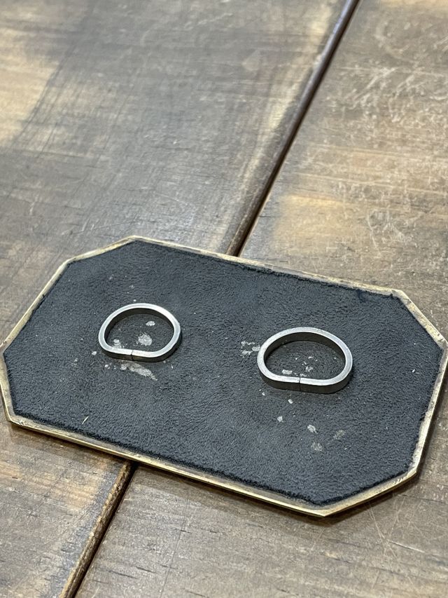 丸めて叩いて‥