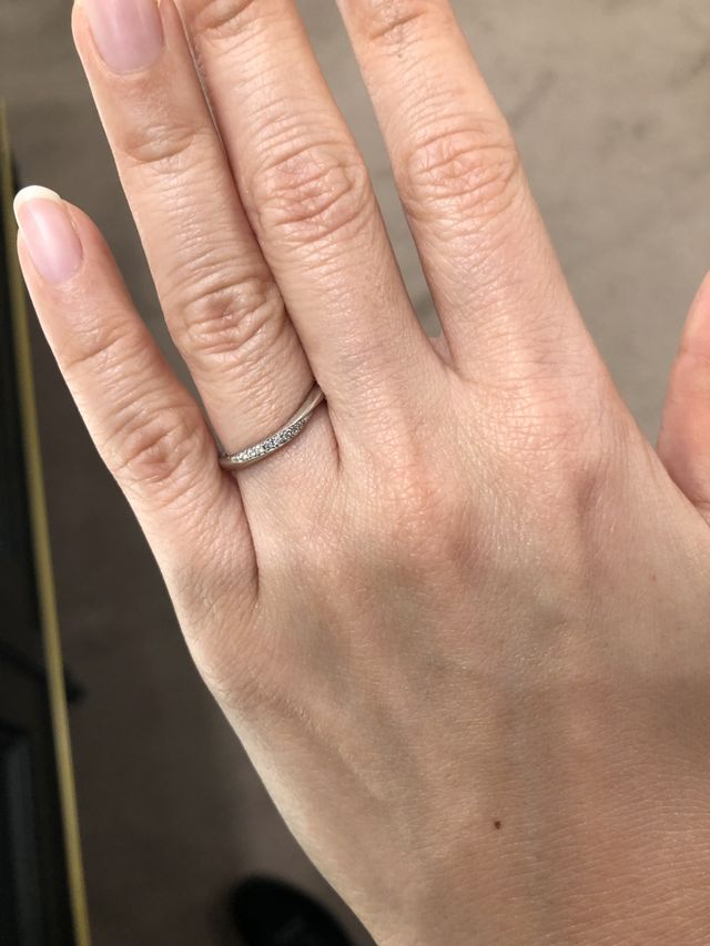 購入前に着用して悩みました。