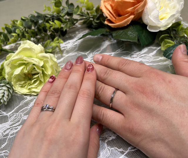 ユリシーズ(結婚指輪)とサジッタ(婚約指輪)