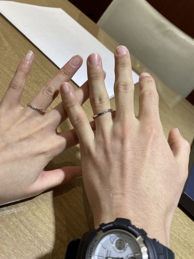 試着した際の写真です