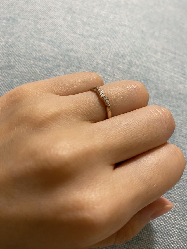 着用時（ピンクゴールド）