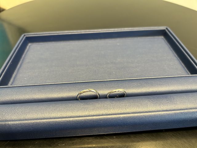 指輪の写真。