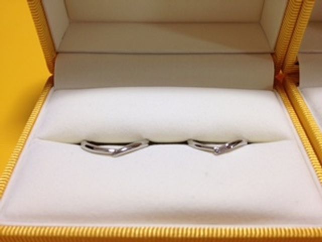 k.unoさんの結婚指輪「ノイ・ドゥエ」です。