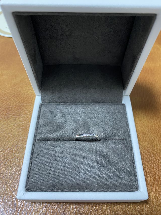 結婚指輪です。