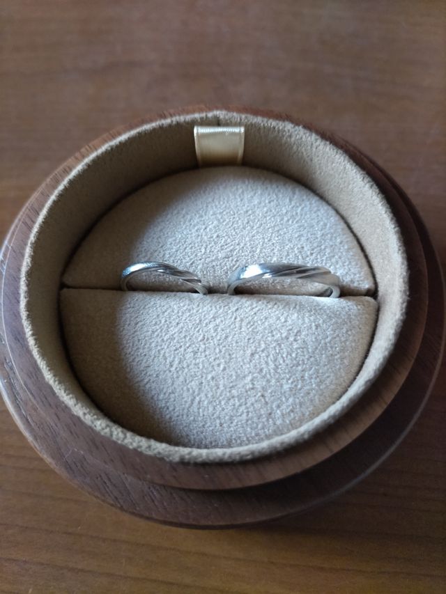 二人ともシンプルなところが気に入りました