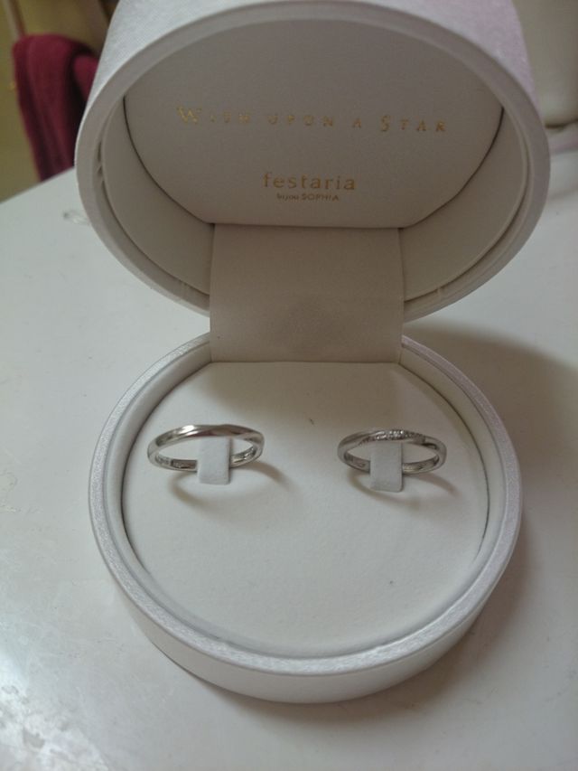 左が男性用で右が女性用です。