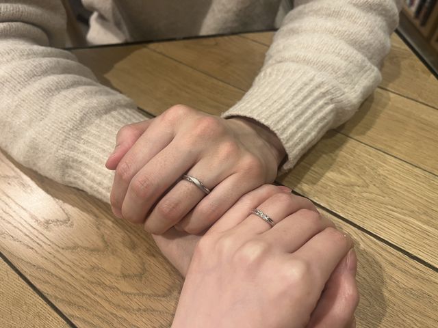 旦那とペアです