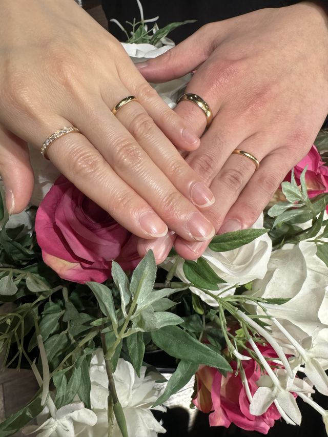 結婚指輪に合うようなフルエタニティを作りました！
